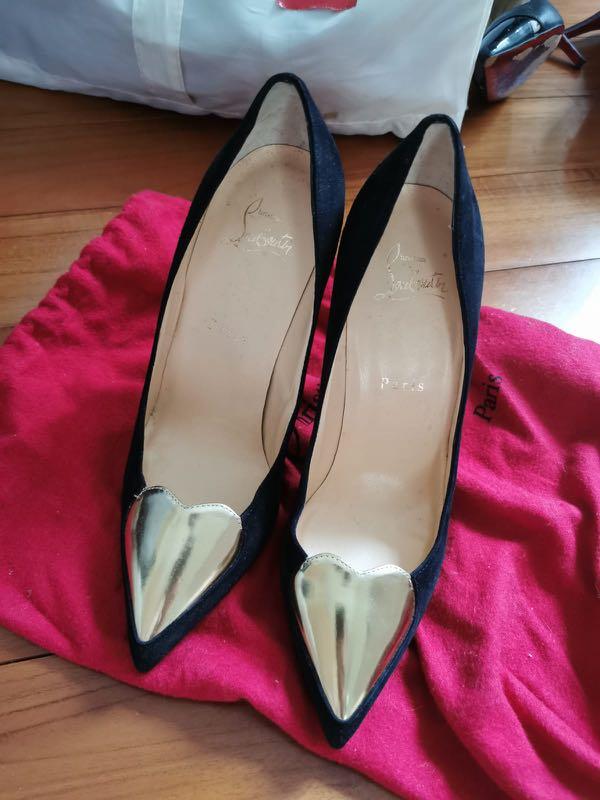 christian louboutin heart heels