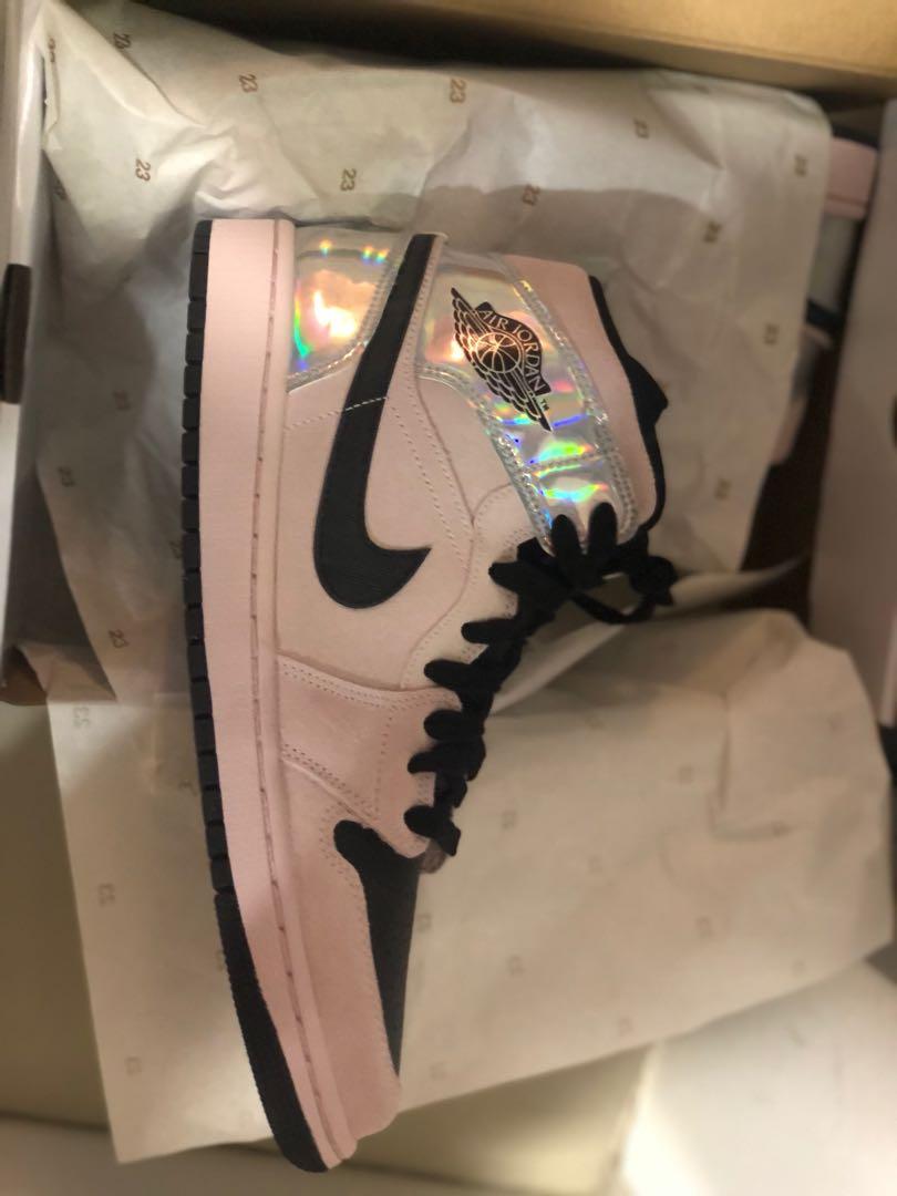 air jordan 1 mid chrome wings