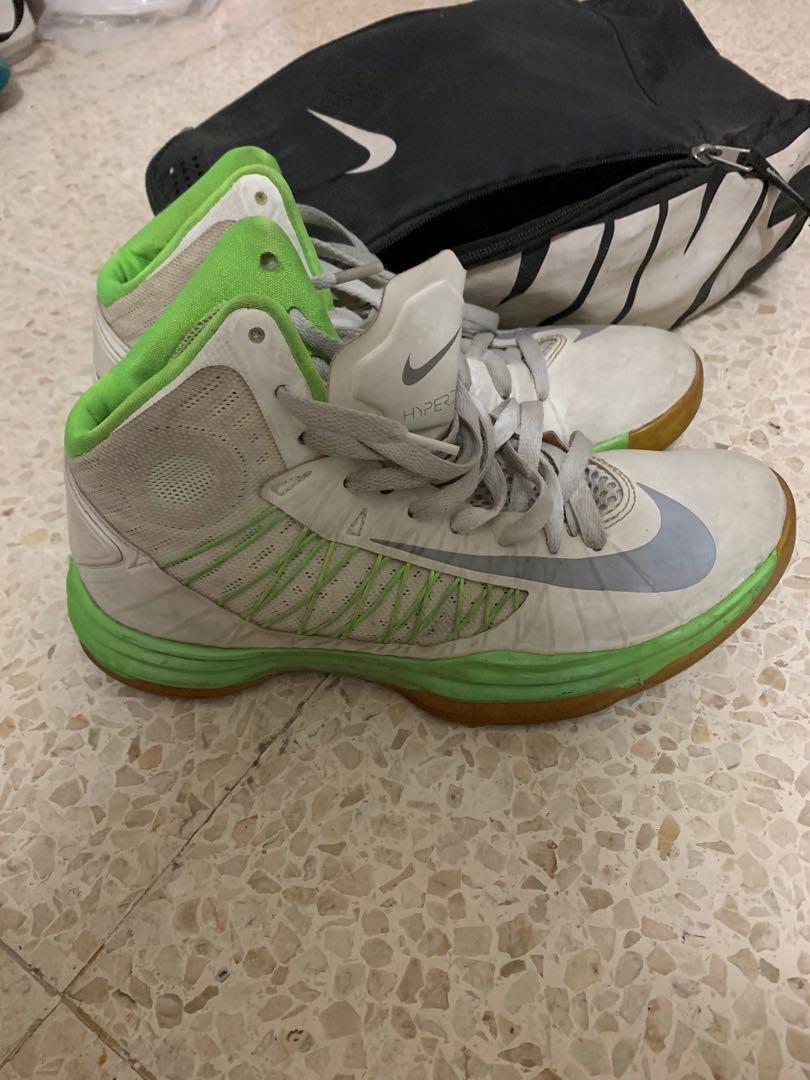 nike hyperdunk neon green