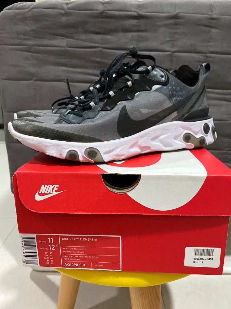 Nike react element 87 size 11 top