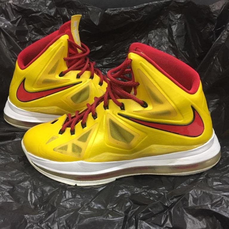 Nike Zoom Lebron 10 X CARMEX ID PE us 8.5 James SVSM Soldier