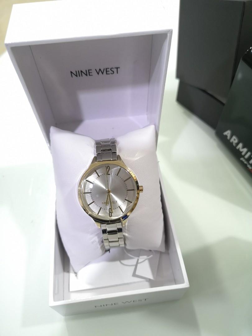 Nine west silver watch hot sale