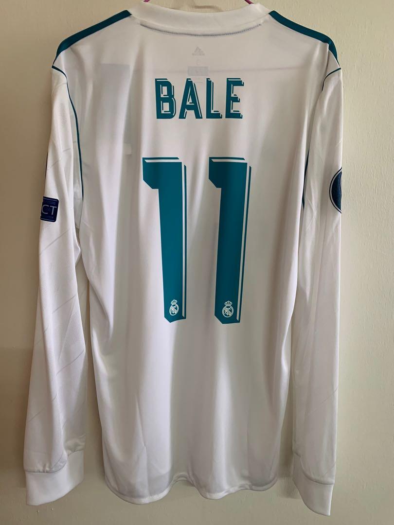 Gareth Bale #11 Real Madrid 2017-2018 UEFA Champions League Final Kyiv  jersey