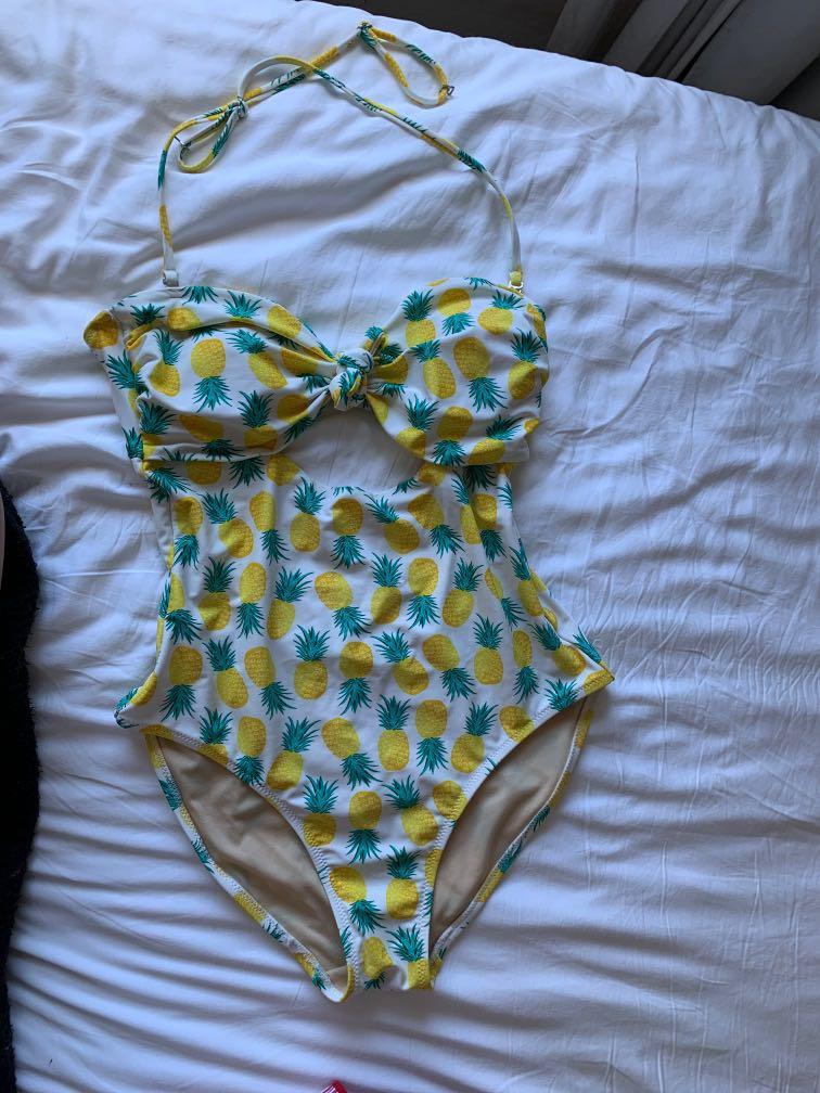 Old navy pineapple swimsuit hotsell