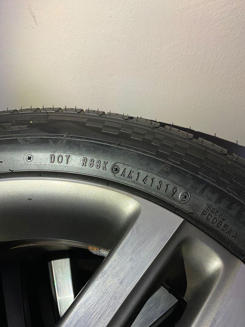 Original 16” VW golf/jetta rims. 5x112. With new tyres, Car Accessories ...