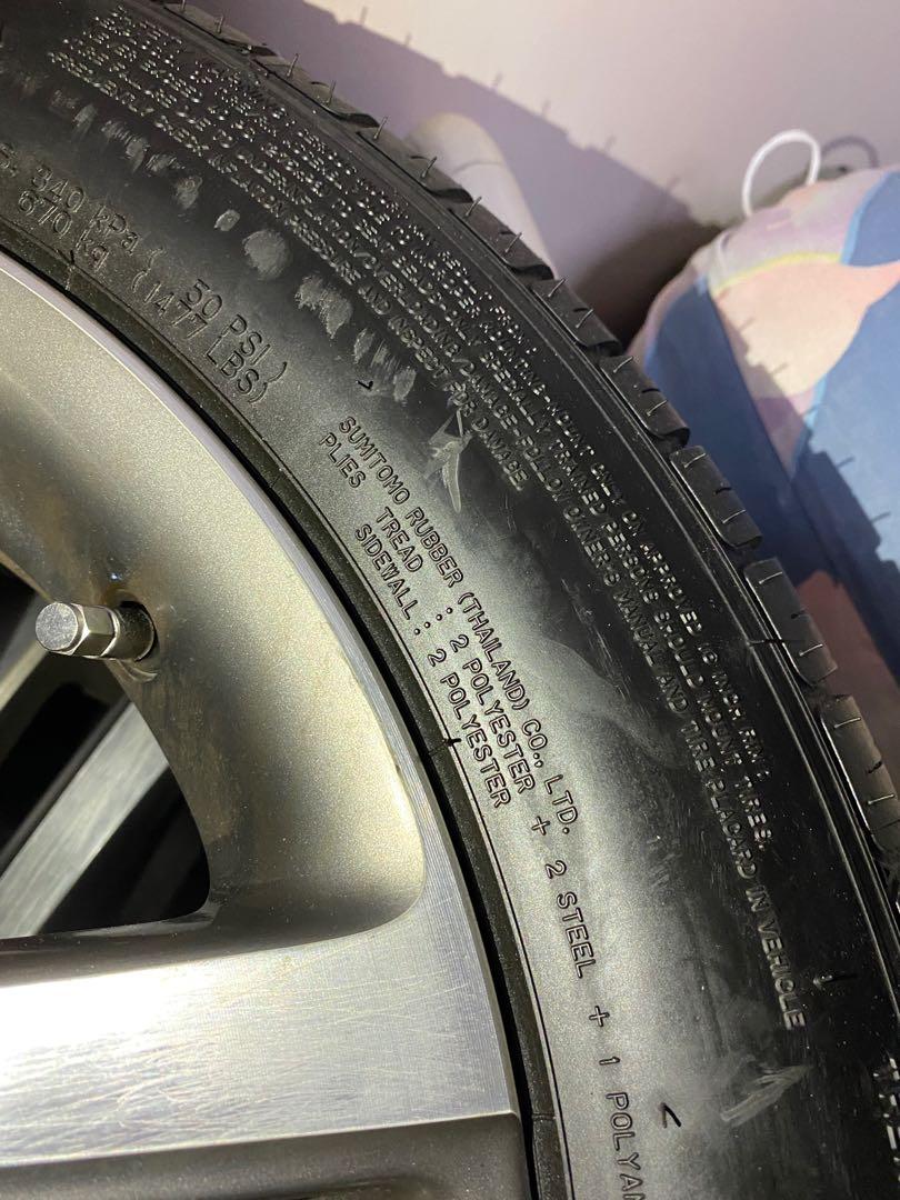 Original 16” VW golf/jetta rims. 5x112. With new tyres, Car Accessories ...