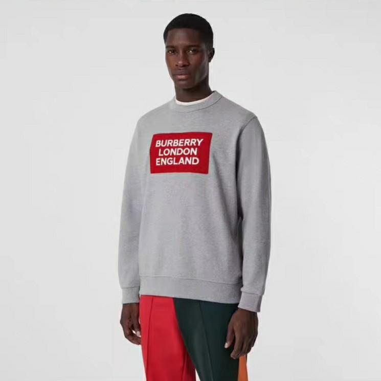 burberry sweater grey