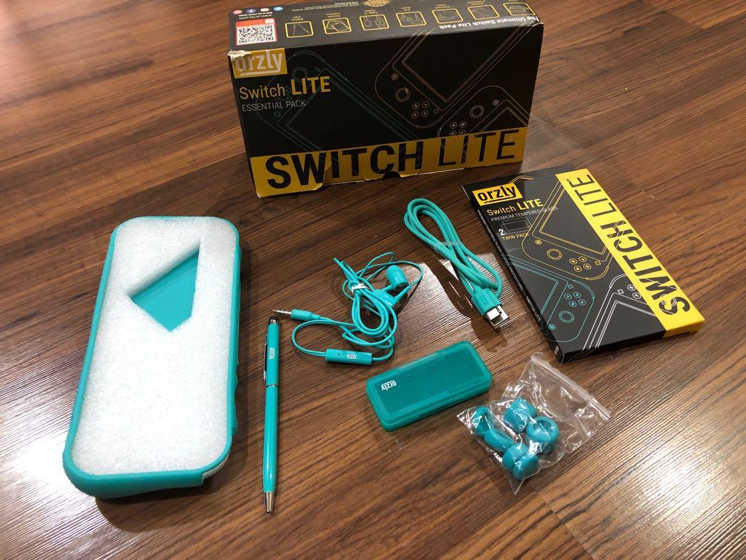 Orzly Essential Accessories Pack for Nintendo Switch Lite Video