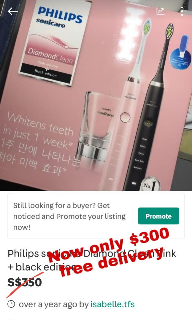 sonicare black diamond