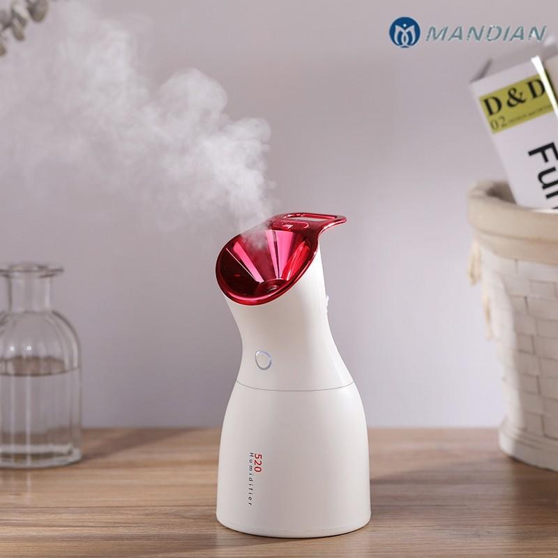 (PINK) Humidifier 500ml Cool Mist Ultrasonic Humidifiers for Bedroom