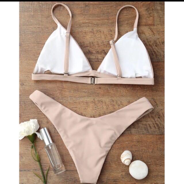 Triangle Bikini Set - Pink Mirage