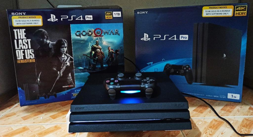 ps4 pro god of war last of us bundle