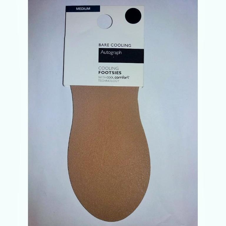 BNWT Marks Spencer Natural Tan Cooling Footsies Size M UK 3