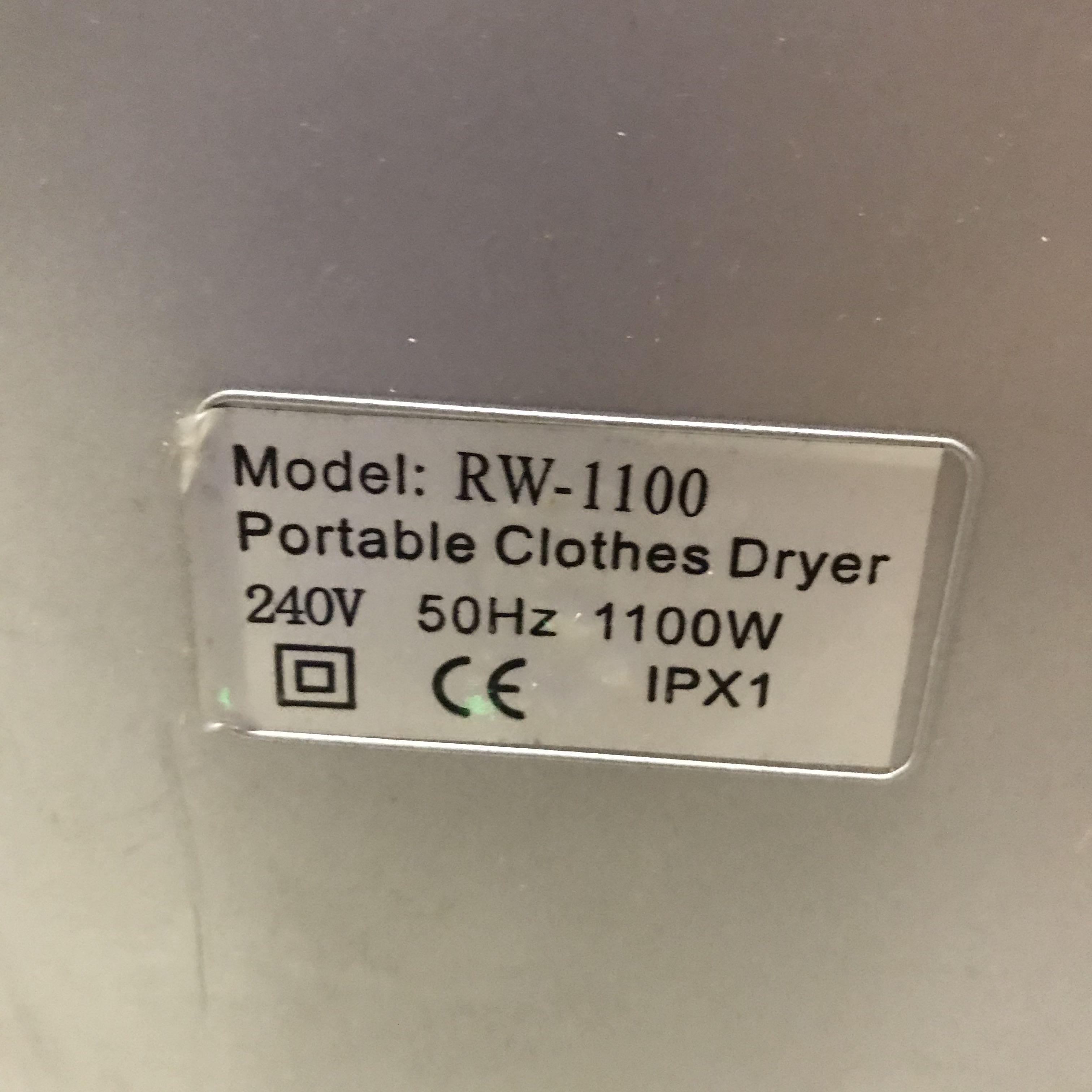 Roman Portable Clothes Dryer / Dry your clothes anywhere indoor, TV ...