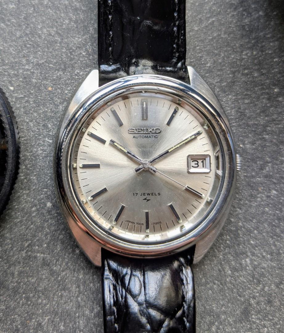 Seiko 7005-7100 Automatic Watch, Luxury, Watches on Carousell