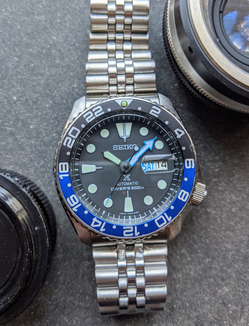 Seiko diver hot sale batman