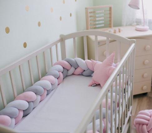 plush crib bumper
