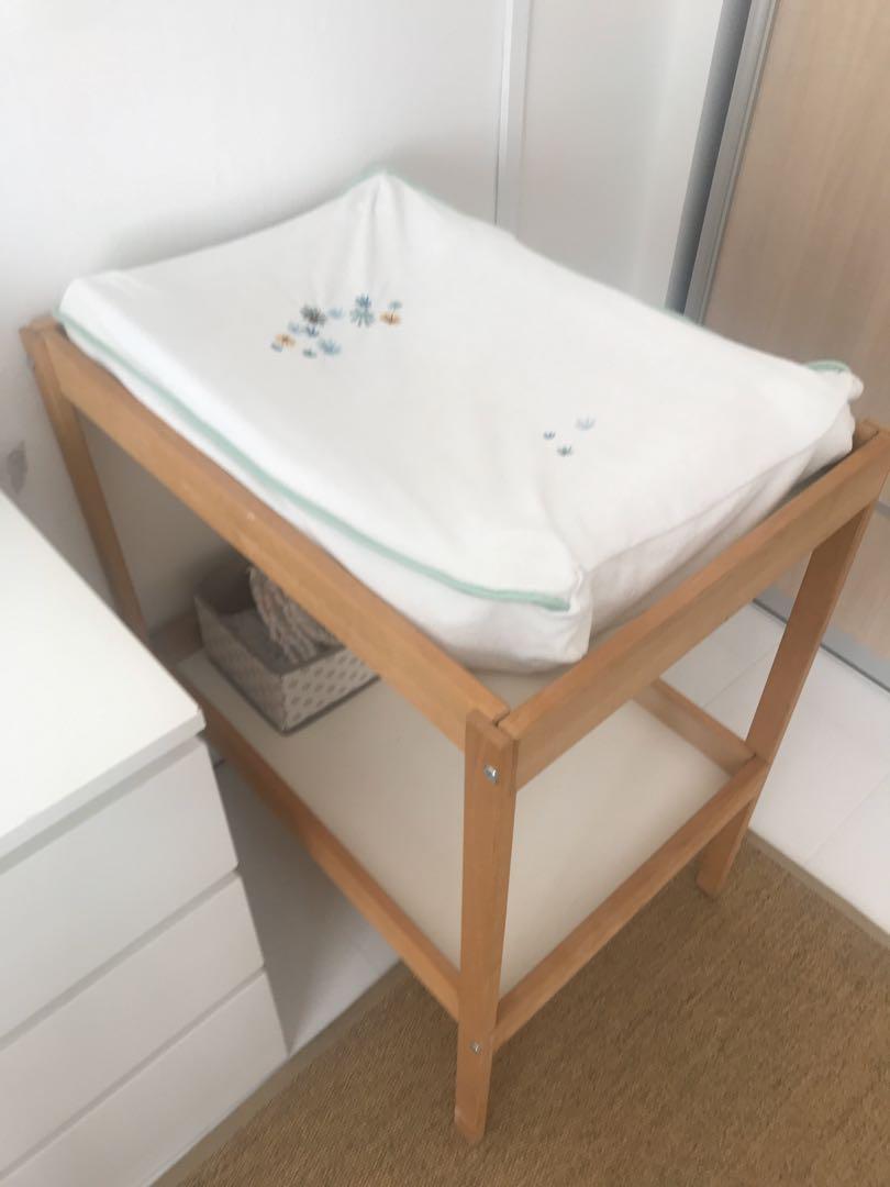 SNIGLAR change table + VADRA mat, Babies & Kids, Bathing & Changing
