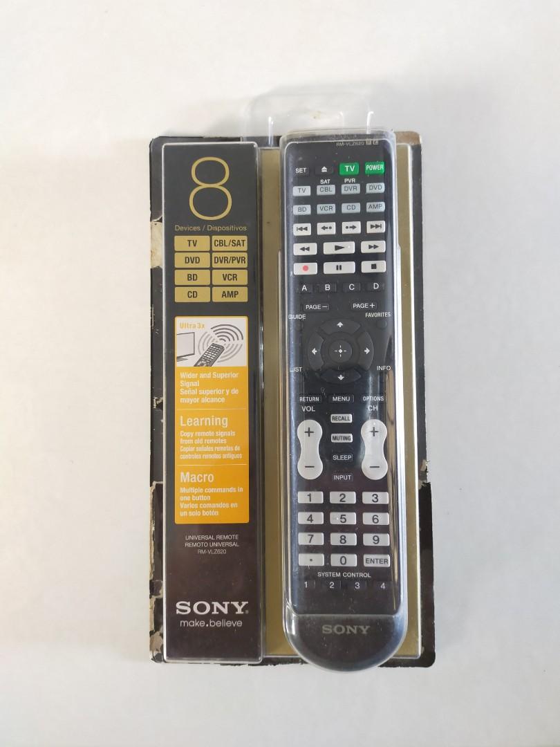 Sony RMVLZ620 "8" Device Learning Remote, TV & Home Appliances, TV