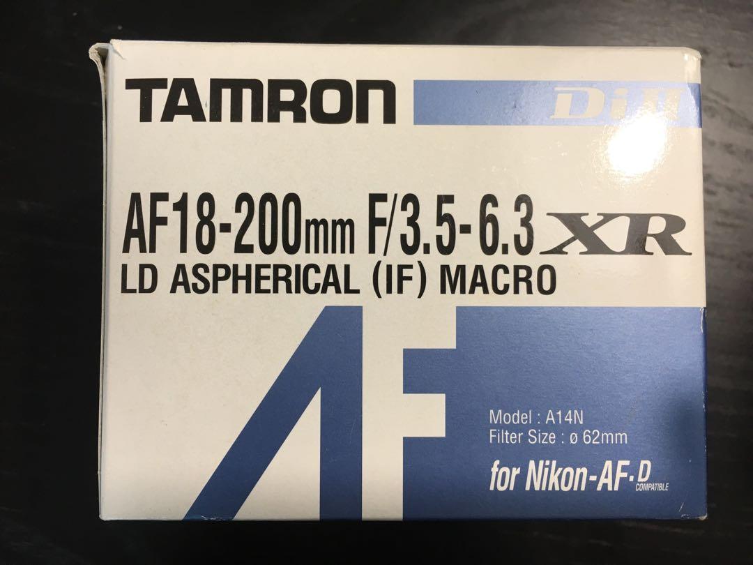 Tamron AF 18-200mm F/3.5-6.3 XR Di II LD Aspherical (IF) Macro