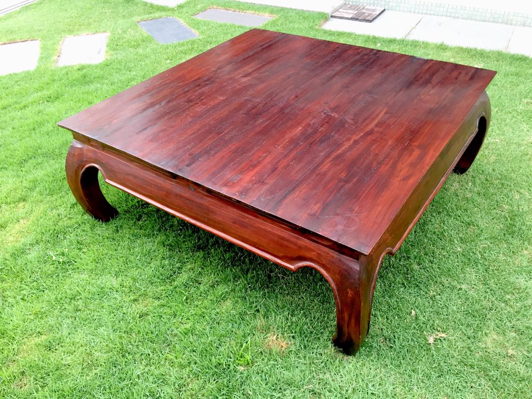 Used Teakwood Hand Crafted Coffee Table, Furniture, Tables & Chairs on