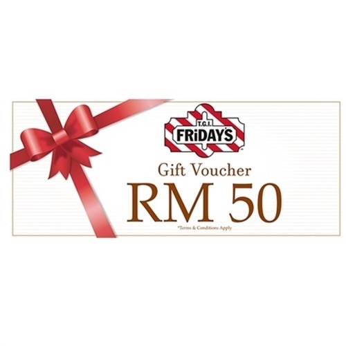 TGI FRIDAYS RM50 X 2 = RM100 CASH VOUCHER (SAVE RM30 30 ...