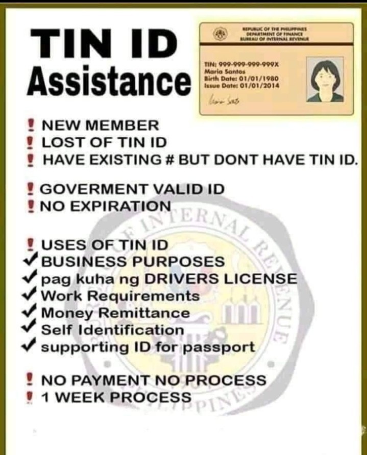 TIN ID ASSISTANCE, Community on Carousell