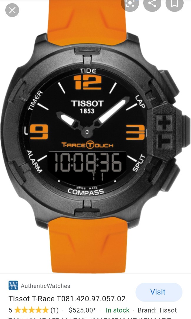 Tissot t race touch price malaysia top