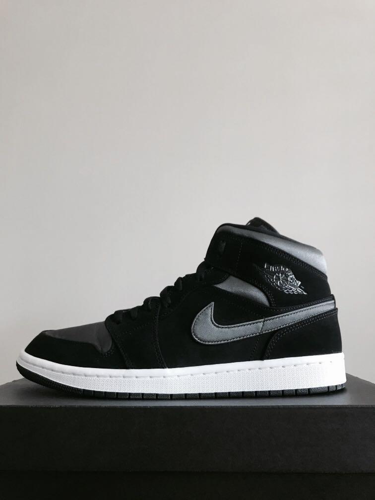 air jordan 1 mid se black anthracite