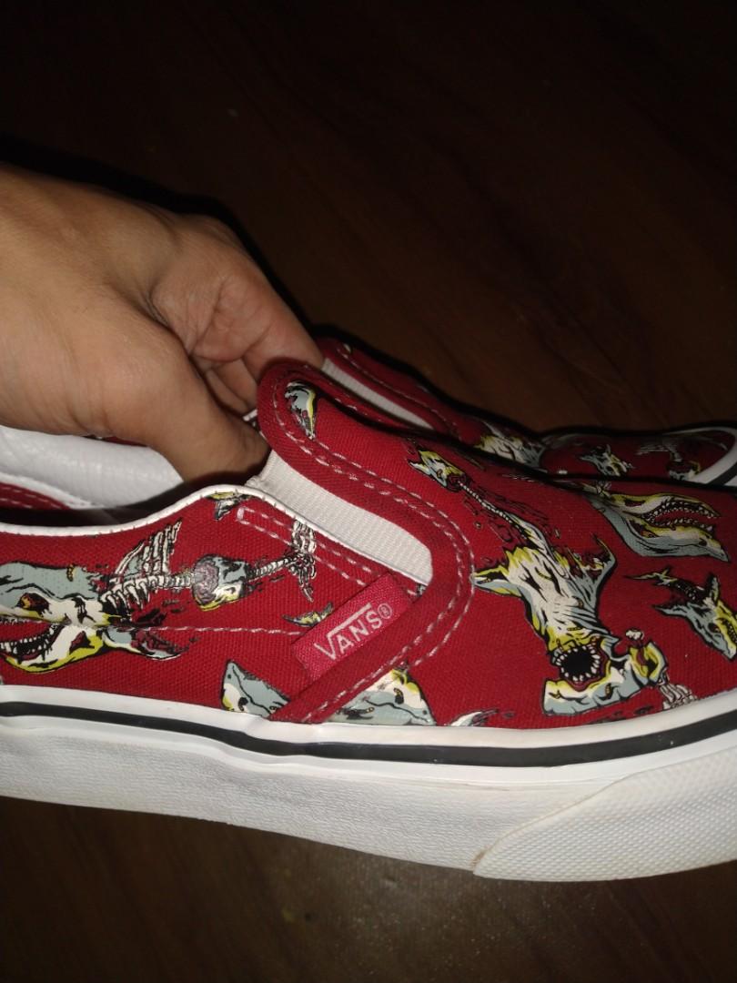 vans zombie shark shoes