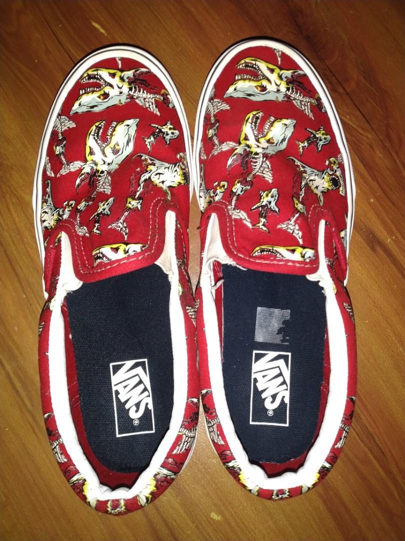 vans zombie shark shoes