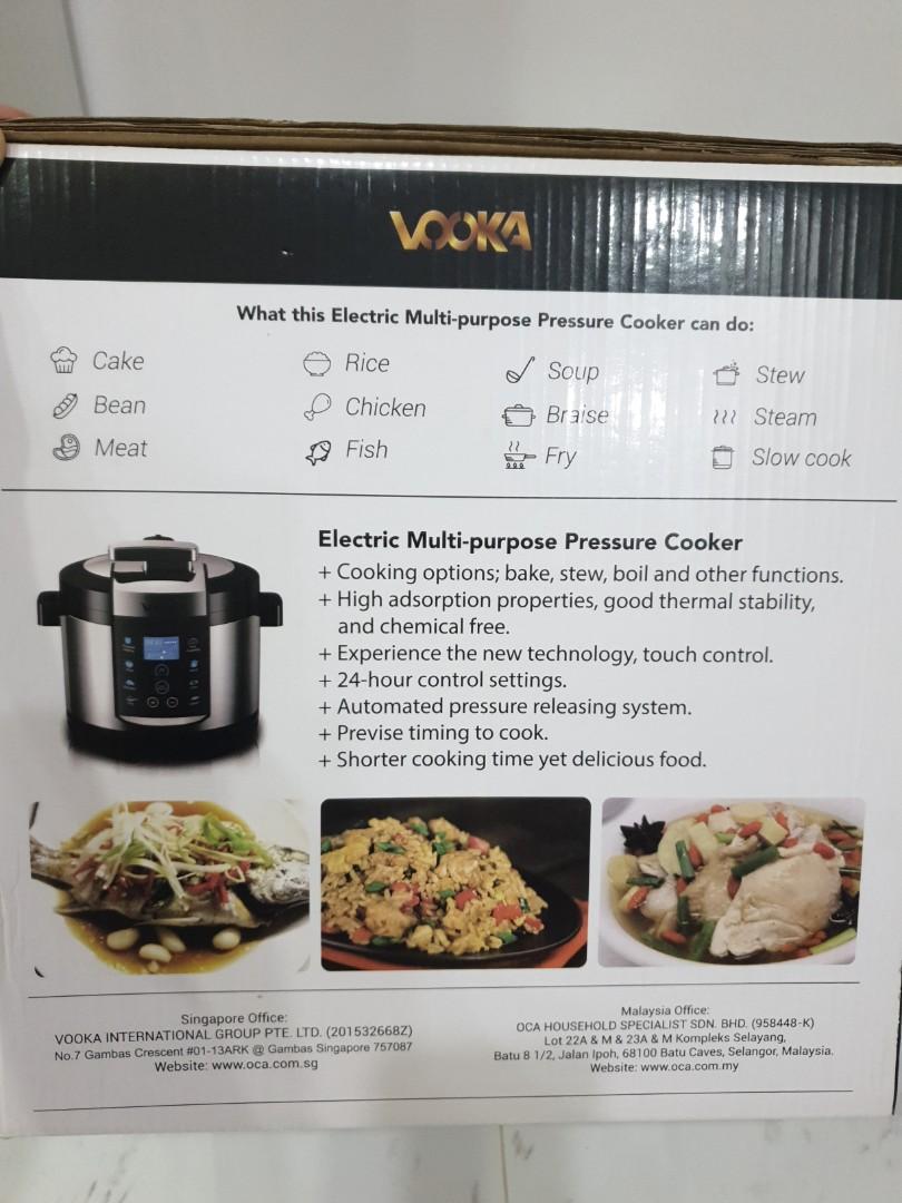 5L Multi purpose Pressure Cooker Vooka PC 16 TV Home Appliances