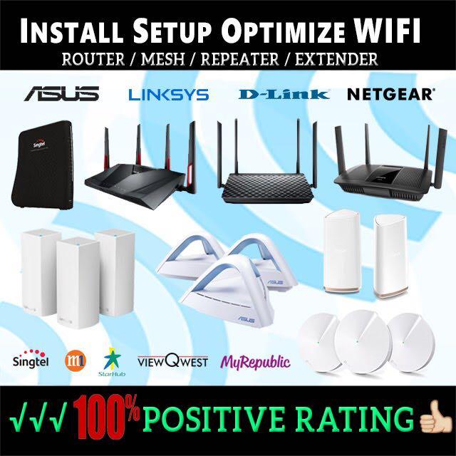 FIX / Setup / Troubleshoot of WIFI Router / Mesh / Repeaters
