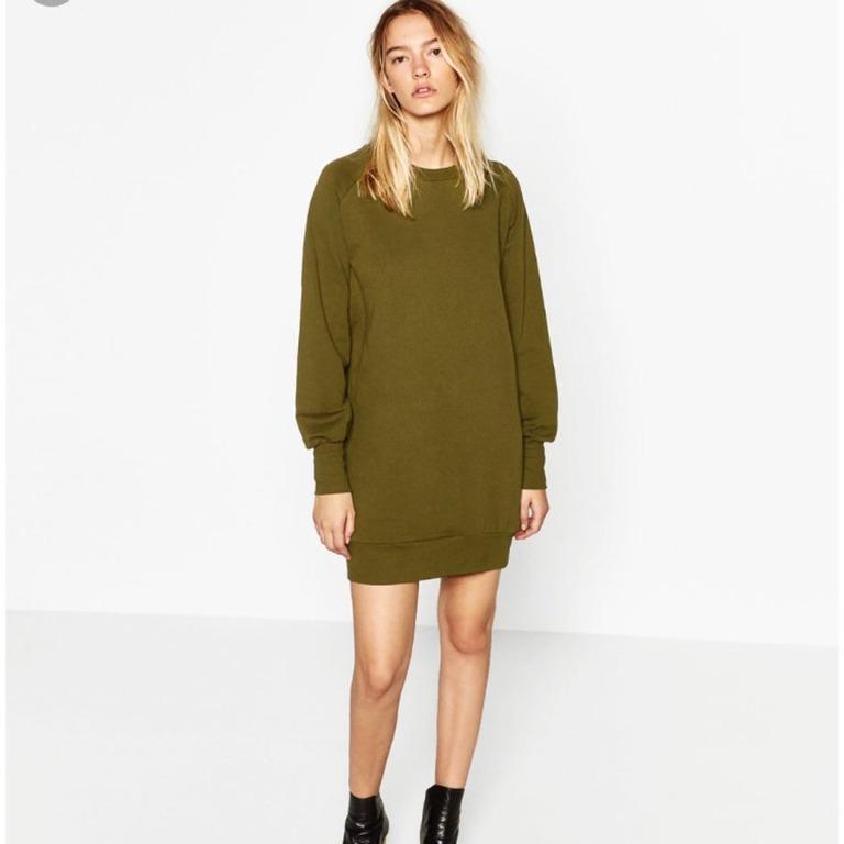 zara plush dress