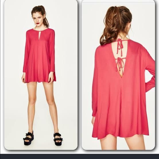 zara pink romper