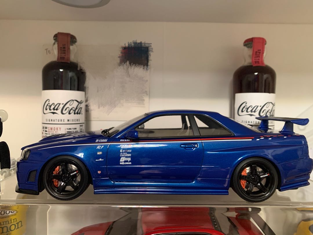 1/18 ignition model gtr r34, 興趣及遊戲, 收藏品及紀念品, 明星周邊 Carousell