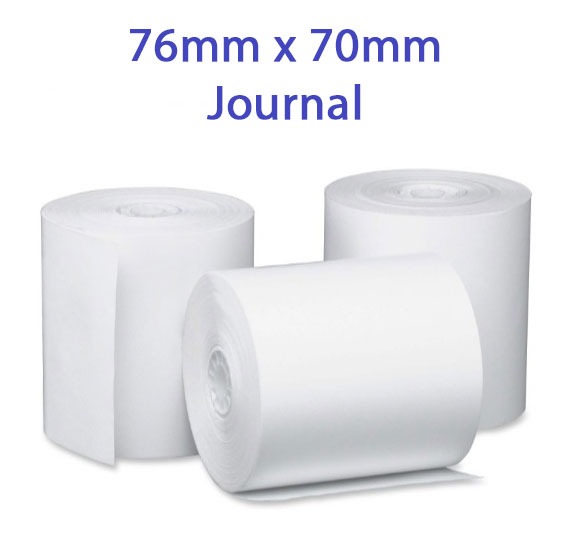12 rolls POS Jounal Paper Receipt 76mm x 70, Computers & Tech, Office ...