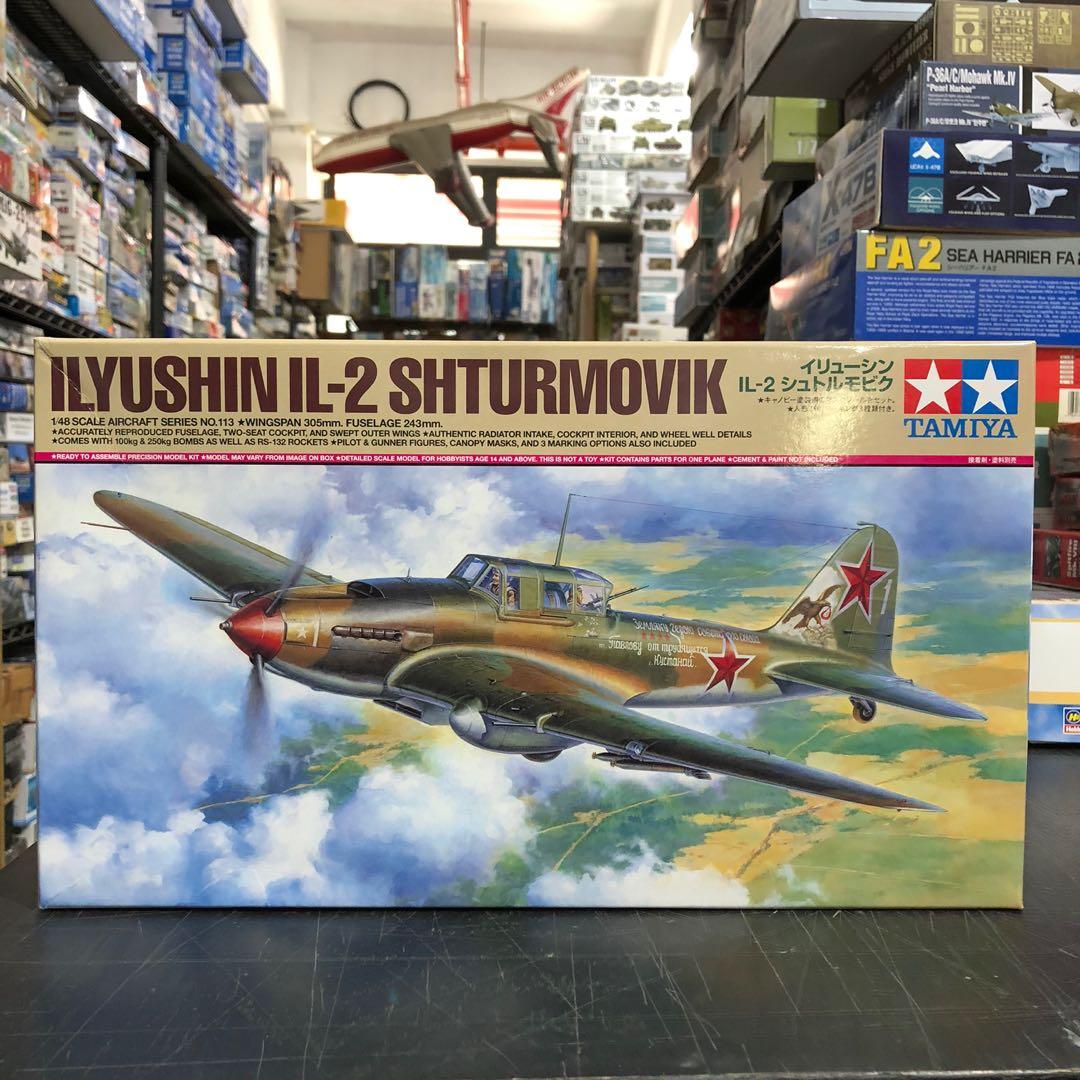 1 48 Tamiya Ilyushin Il 2 Shturmovik Model Kit Toys Games Others On Carousell