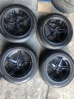 15" Racing concept mags used 4Holes pcd 100 MAGS ONLY No Tires