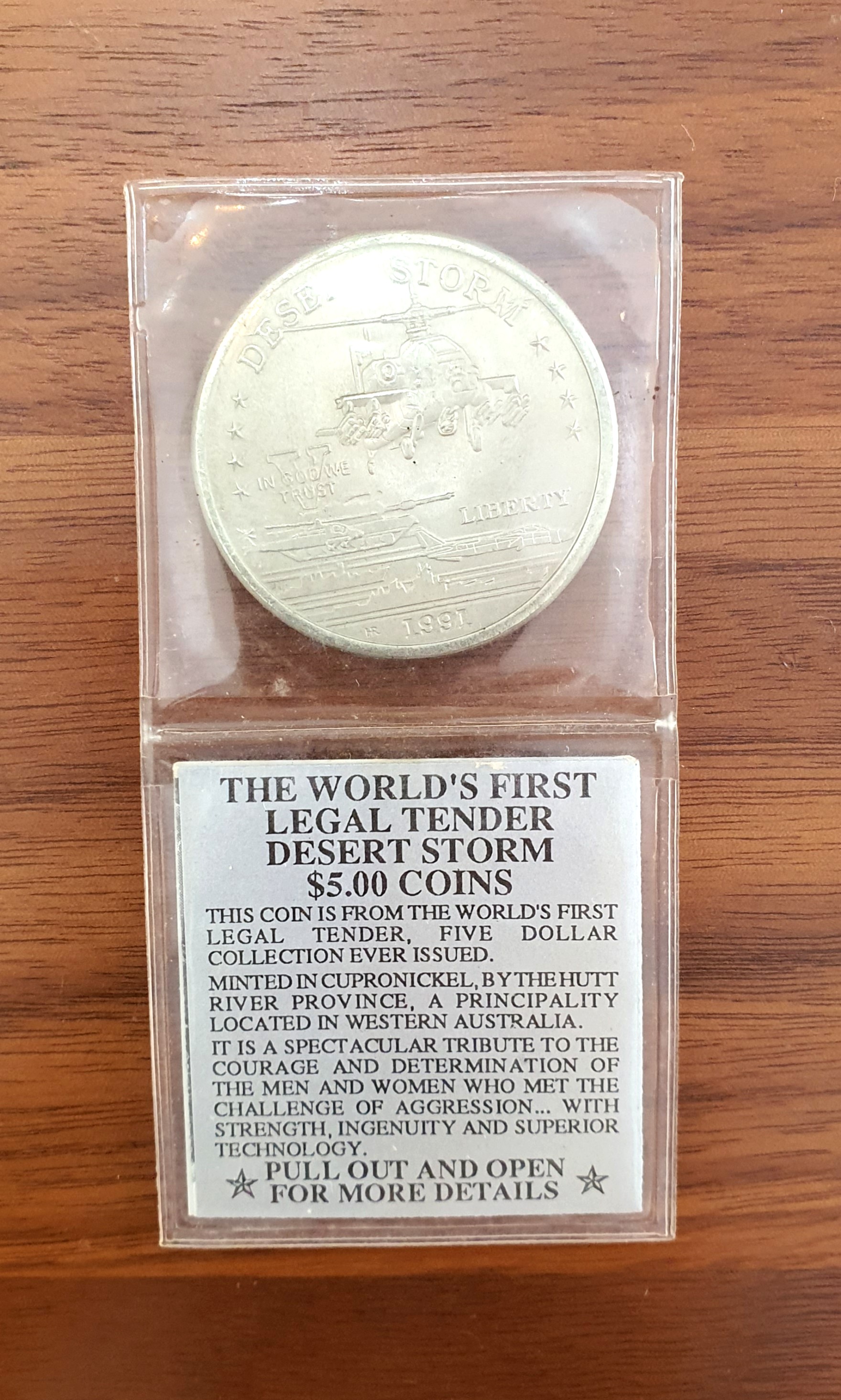 1991 Au 5 Desert Storm Coin Vintage Collectibles Currency On Carousell