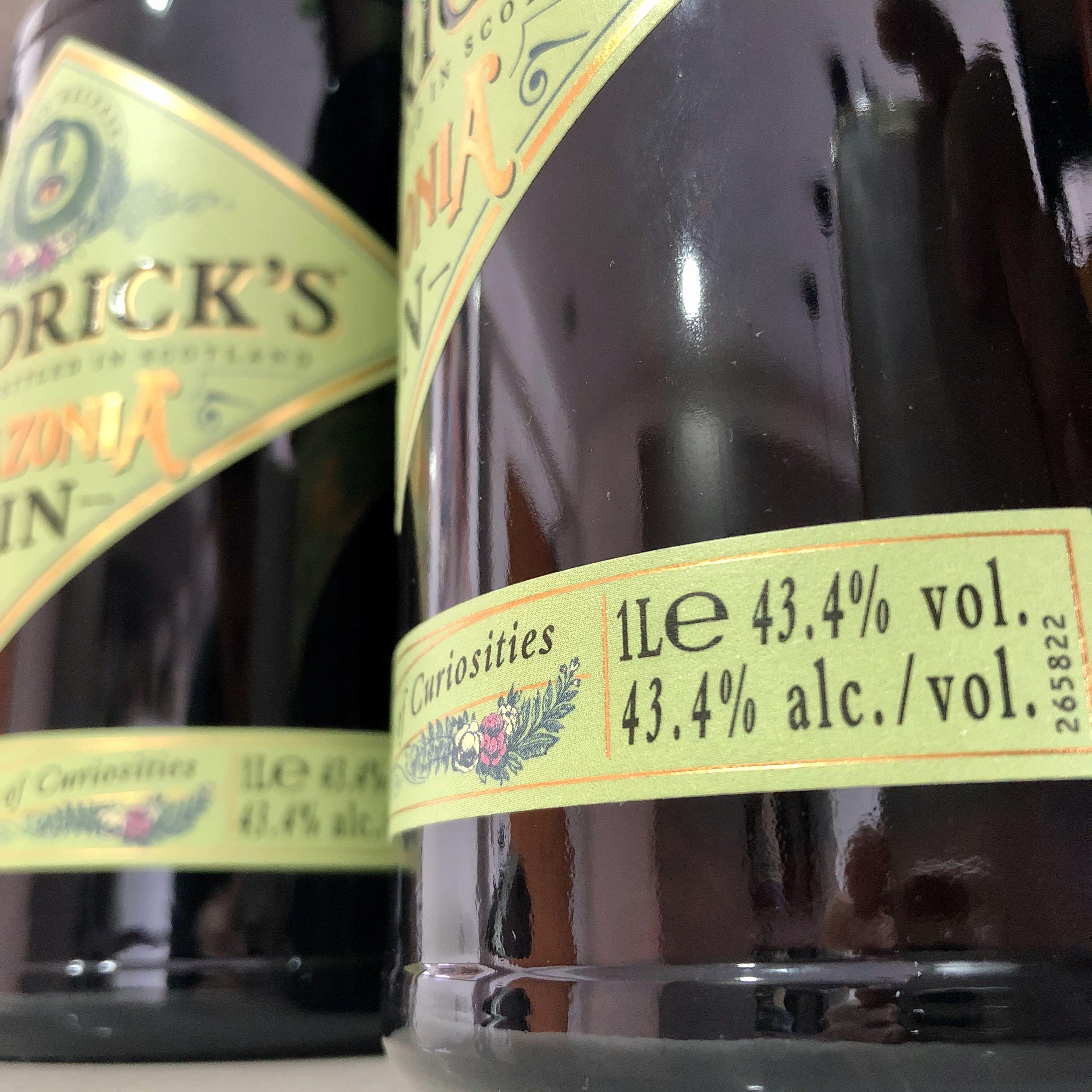 1L Hendricks Amazonia Gin Limited Edition Amazon Floral 1000ml, Food