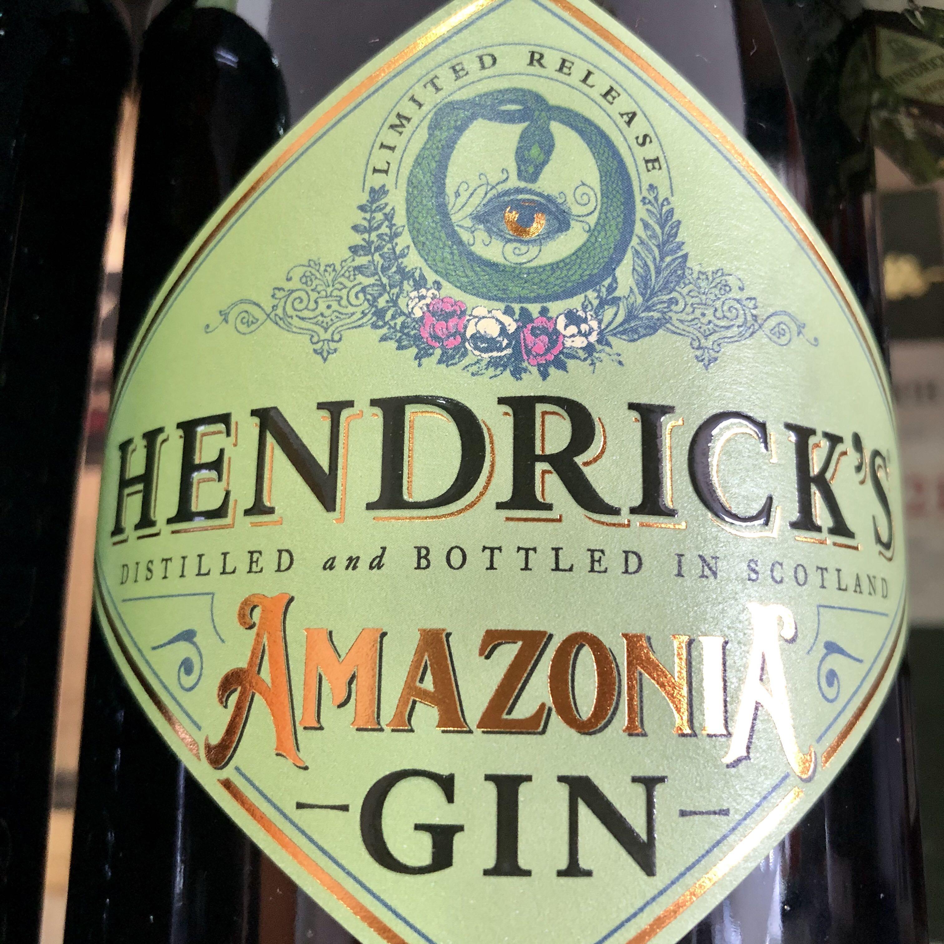 1L Hendricks Amazonia Gin Limited Edition Amazon Floral 1000ml, Food