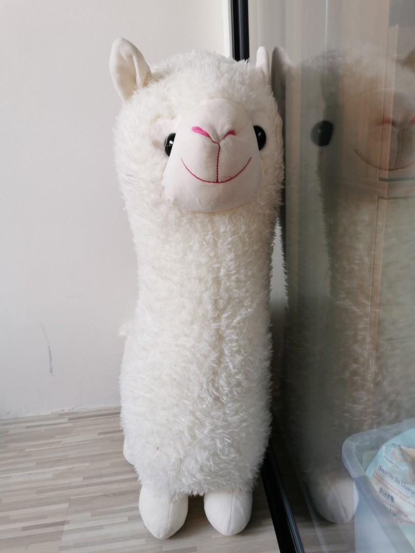 large stuffed llama for nursery