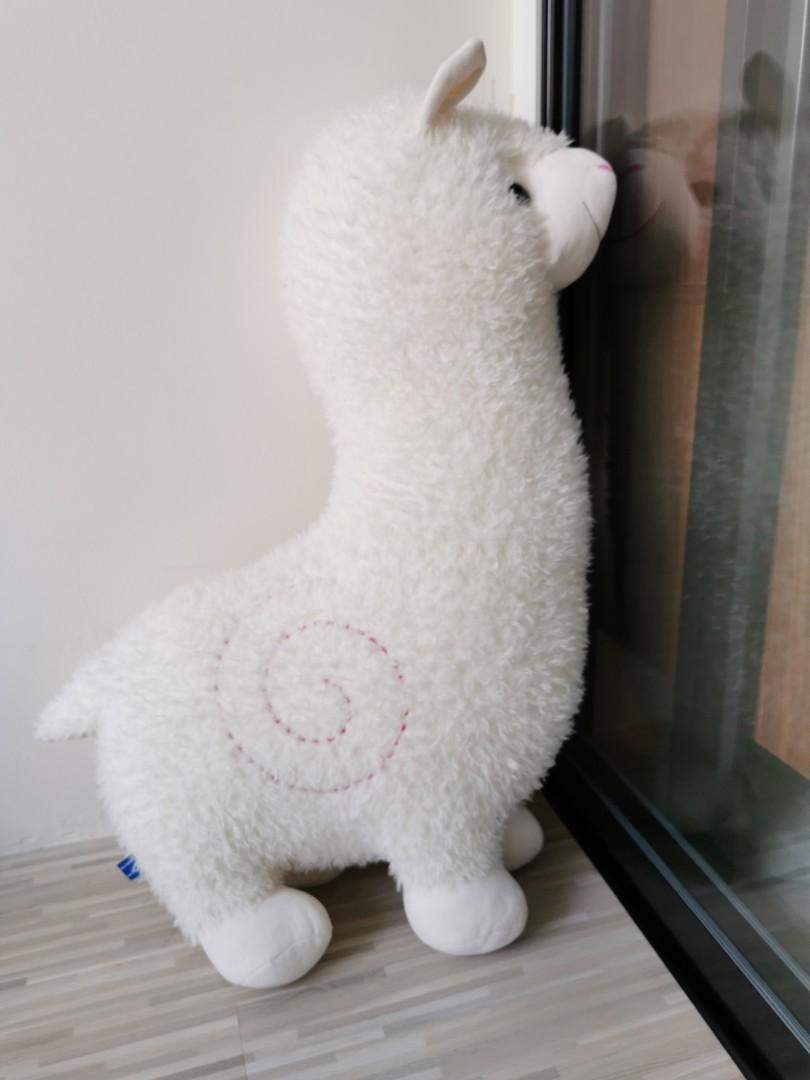 large stuffed llama for nursery