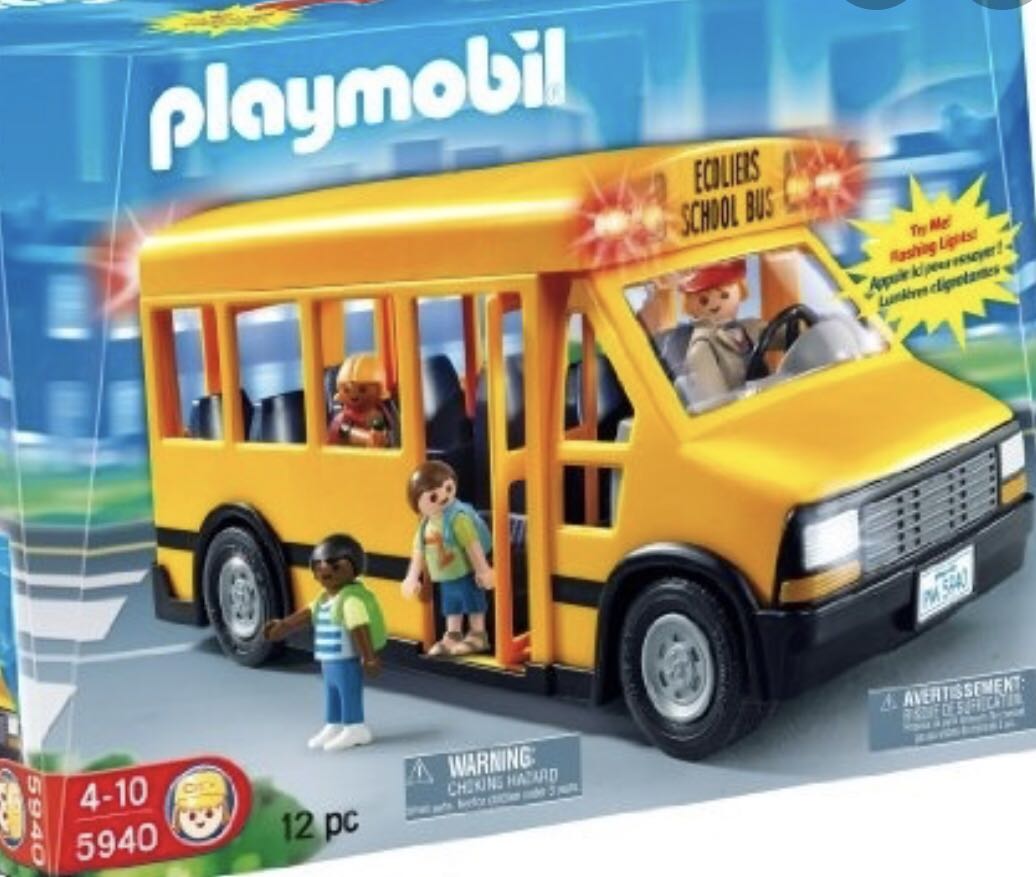playmobil school bus 5940