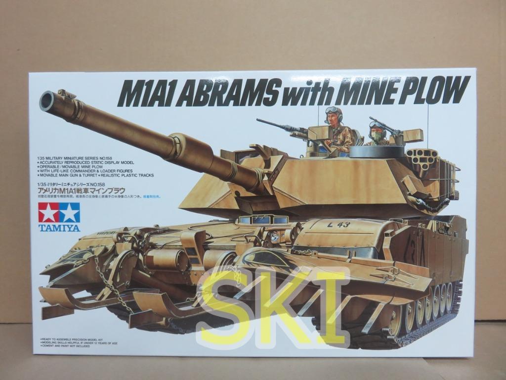 Maquette Tamiya M1A1 Abrams Avec Chasse-mine – échelle 1:35
