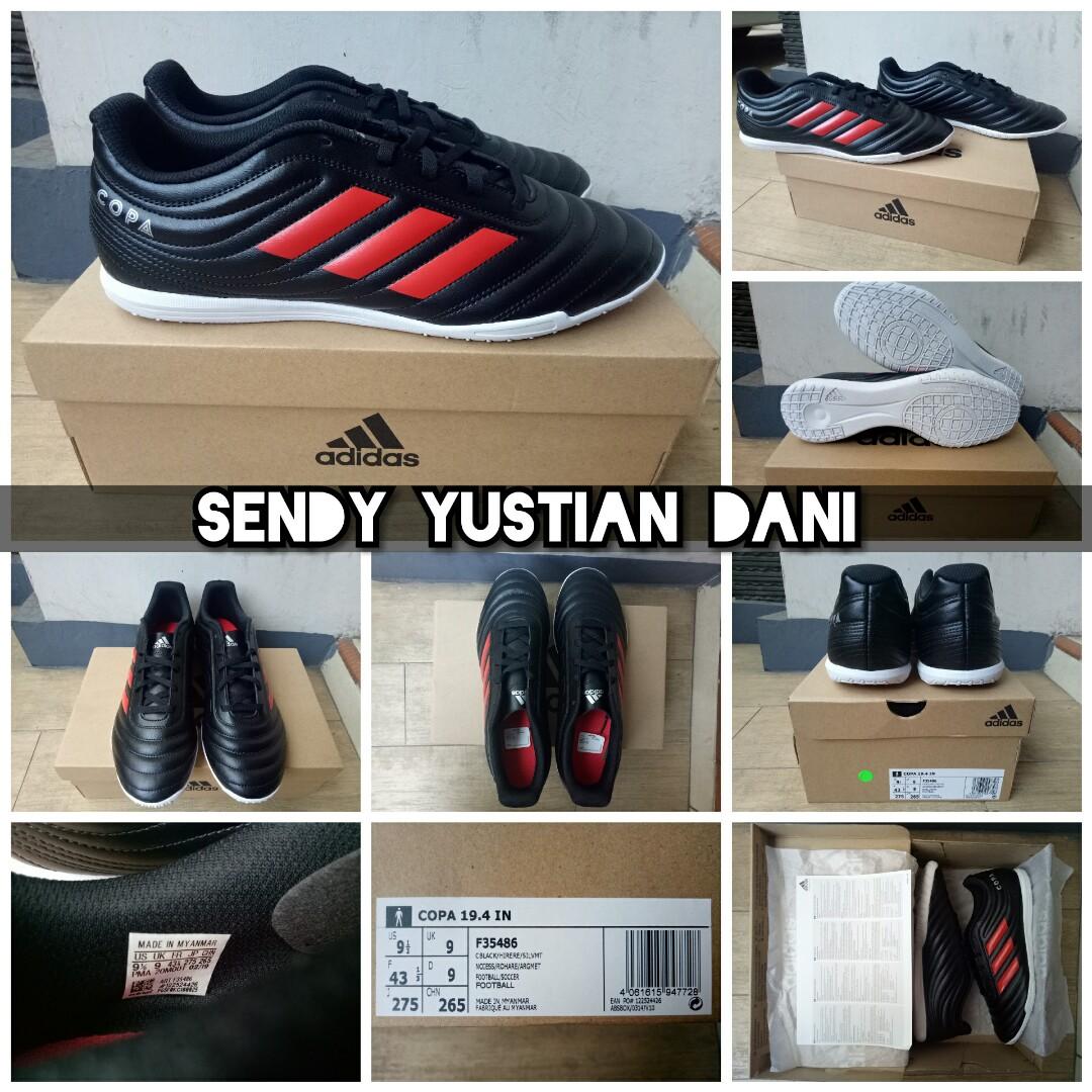 Adidas Copa 19 4 In Black F35486 Sepatu Futsal Original Olah Raga Perlengkapan Olahraga Lainnya Di Carousell