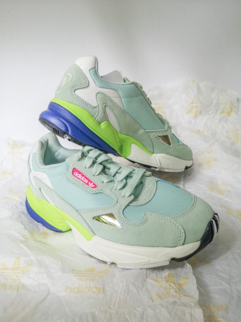 Adidas Falcon Shoes Ice Mint US 7.5 Women s Fashion Footwear Sneakers on Carousell