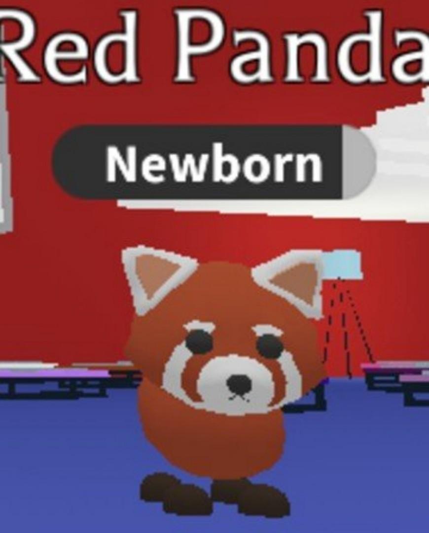 Adopt Me Roblox Ultra Rare Red Panda Toys Games Video Gaming In Game Products On Carousell - roblox adopt me panda