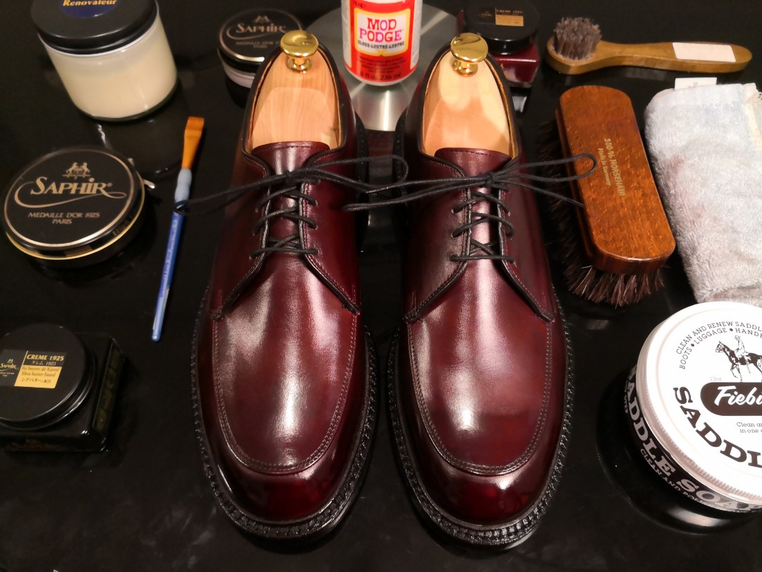 W BOX 60s Allen Edmonds Brentwood V tip - ドレス